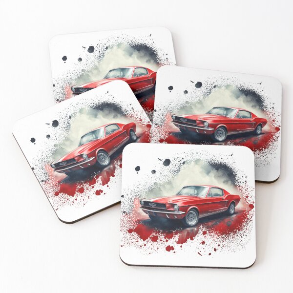 Item preview, Ford Mustang 1964 Black+Red - Classic Cars designed and sold by AlienSativo.