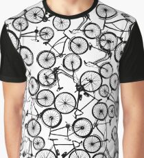 Pile of Black Bicycles Graphic T-Shirt