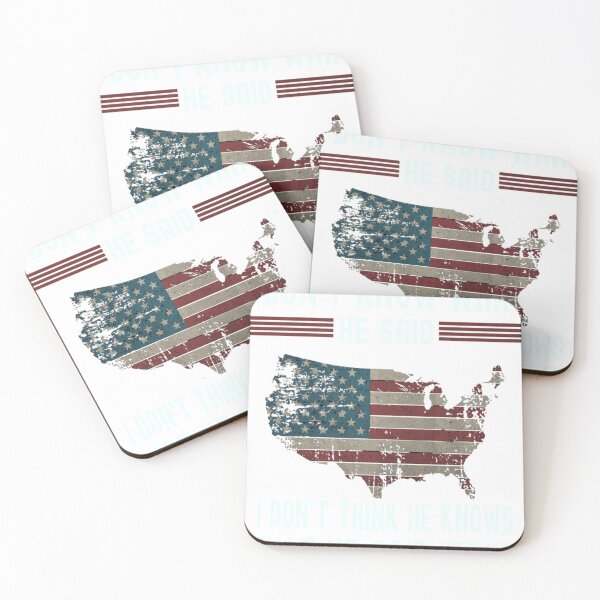 Item preview, I Don't Know What He Said. I Don't Think He Knows What He said Either USA Flag 4th Of July designed and sold by Kyzed.