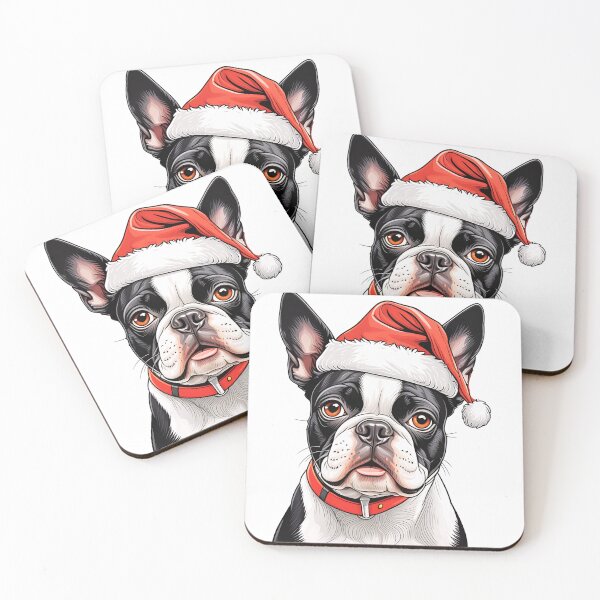 Item preview, Boston Terrier Christmas designed and sold by TheAnimalZ00.
