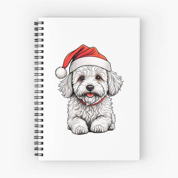 Item preview, Maltipoo Christmas designed and sold by TheAnimalZ00.