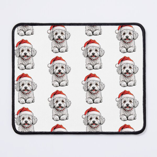Item preview, Maltipoo Christmas designed and sold by TheAnimalZ00.