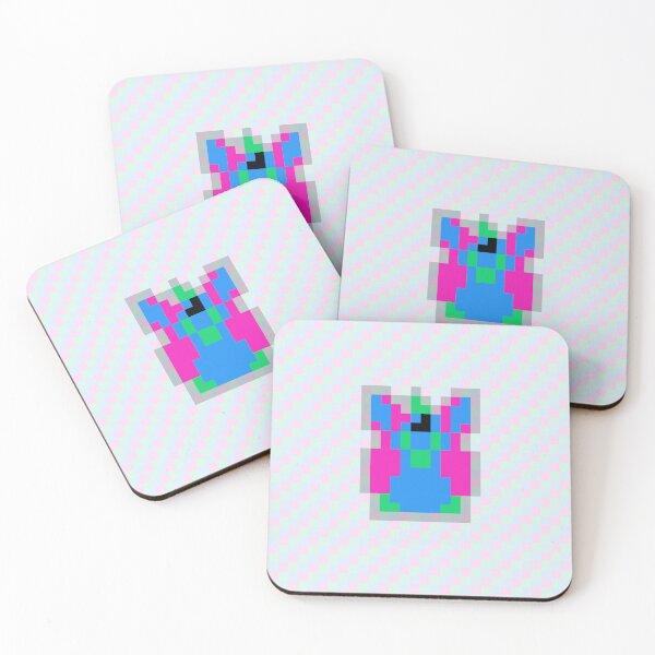 Item preview, Polysexual Pride Furby Pixel Art designed and sold by NewtsNovelty.
