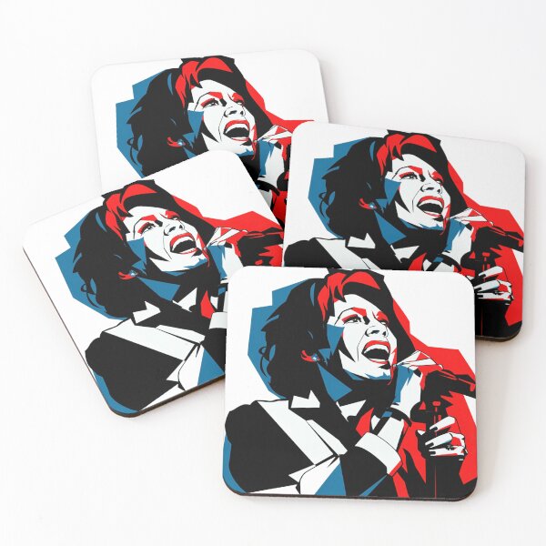 Item preview, 80s retro singer designed and sold by NotesForMusic.