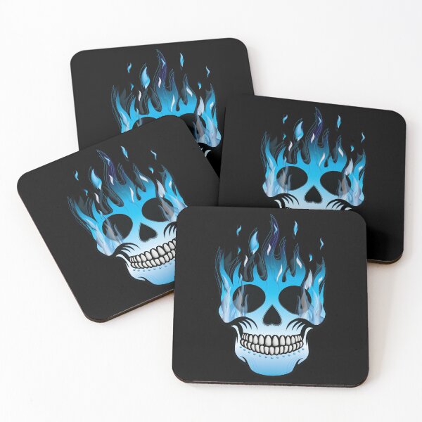Item preview, Blue Flame Skull designed and sold by zerrdesign.