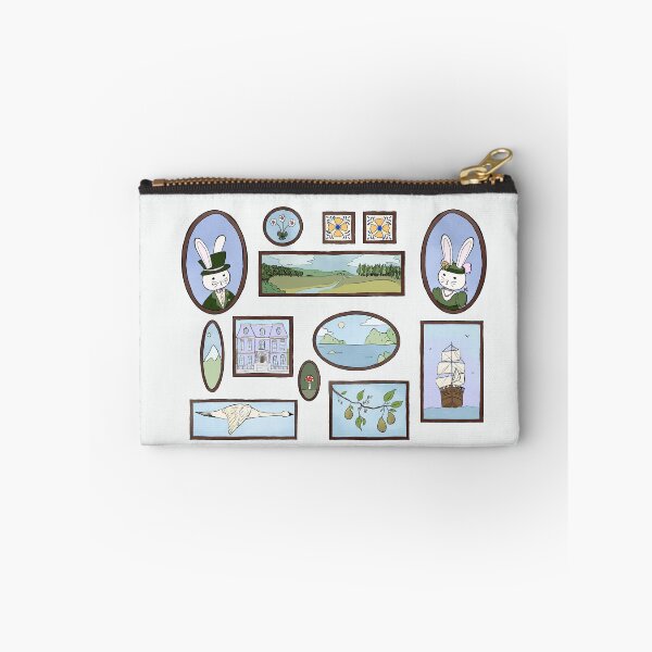Item preview, Bunny Portrait Gallery Wall designed and sold by MollyMaeks.