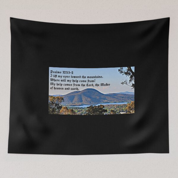 Item preview, Psalm 121 Mountain Photo  designed and sold by Kangaroo Sun.