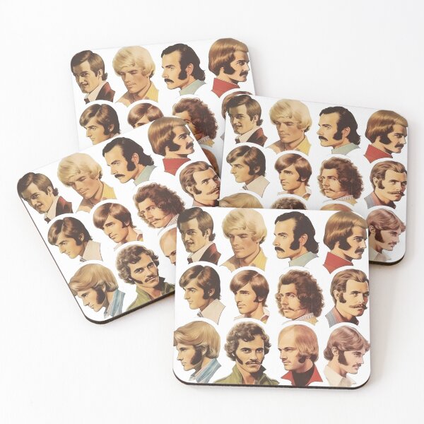 Item preview, 70s Men's Hairstyles designed and sold by PopFanShop!.