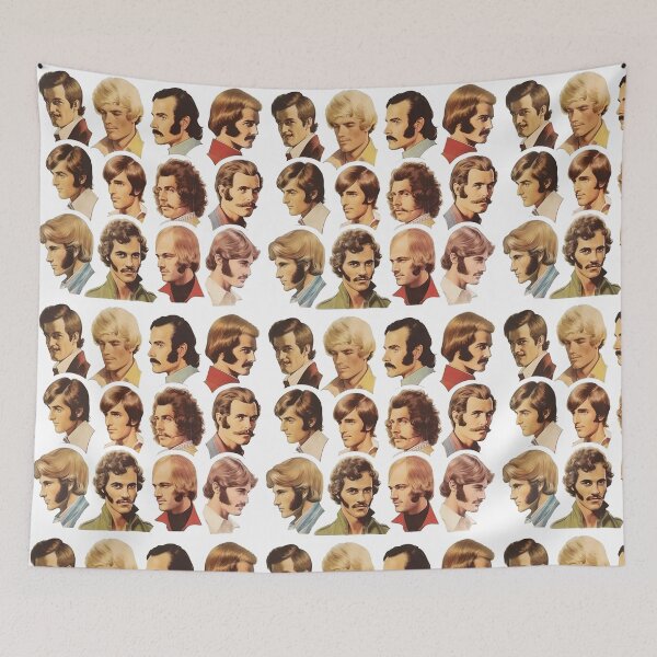 Item preview, 70s Men's Hairstyles designed and sold by PopFanShop!.