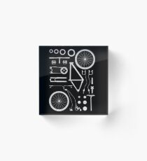 Bike Exploded Acrylic Block