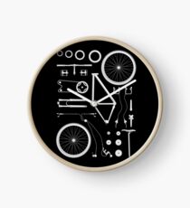 Bike Exploded Clock