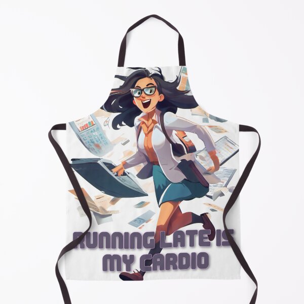 Item preview, Running Late Is My Cardio - Girl designed and sold by LKozerski.