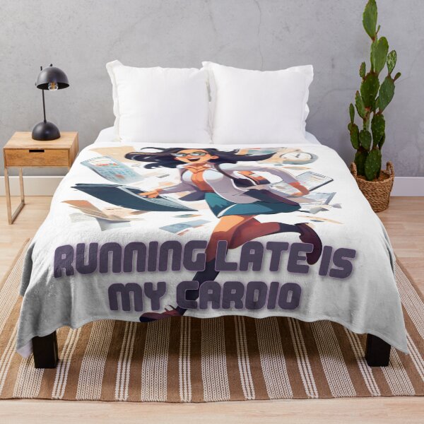 Item preview, Running Late Is My Cardio - Girl designed and sold by LKozerski.