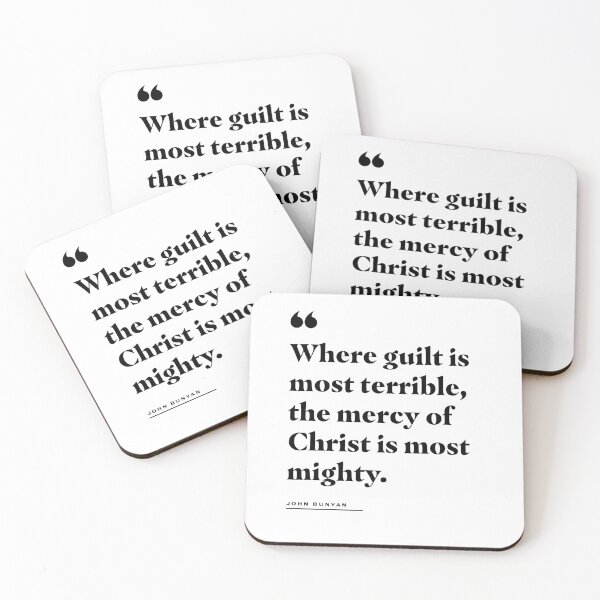 Item preview, Mercy of Christ John Bunyan Quote designed and sold by 2fivequotes.