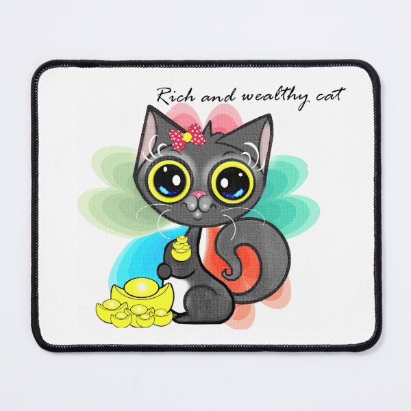 Item preview, Rich and wealthy cat  designed and sold by Shirley cute art .