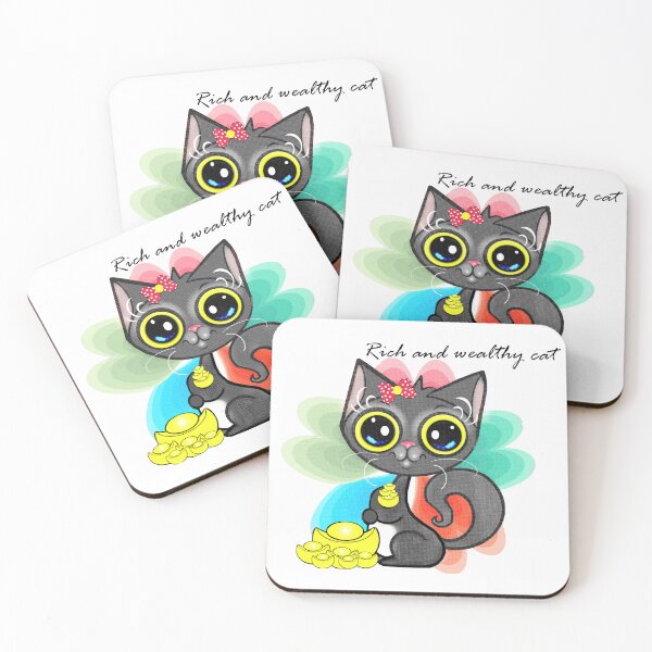 Item preview, Rich and wealthy cat  designed and sold by Shirley cute art .