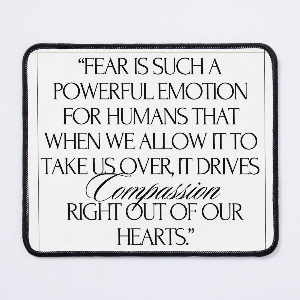 Item preview, Fear Quote designed and sold by MereFaith.