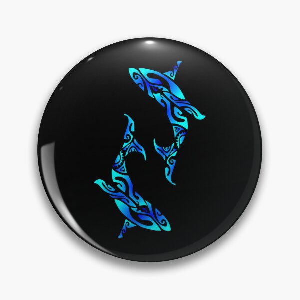 Item preview, KOHOLA (whale) - blue designed and sold by Nesian-Tahiti.