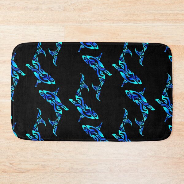 Item preview, KOHOLA (whale) - blue designed and sold by Nesian-Tahiti.