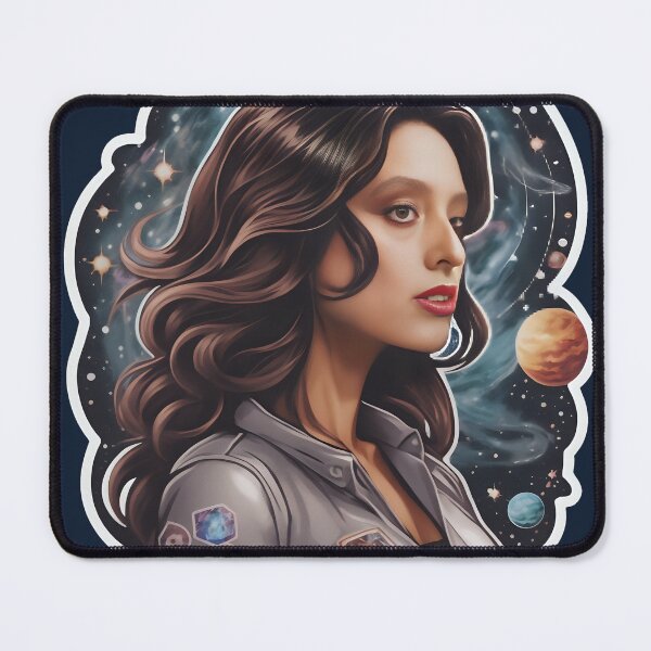 Item preview, AI Reimagined Self Portrait of Artist - Astronaut designed and sold by PiaMedeaDigital.