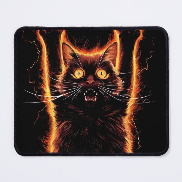 Item preview, Electrifying Cat Danger High Voltage designed and sold by Quirky Shirts.