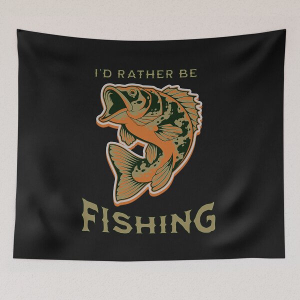 Item preview, I'D RATHER BE FISHING  designed and sold by cope64.