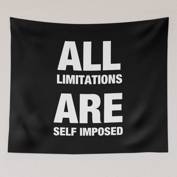Item preview, All Limitations Are Self Imposed designed and sold by viunziameriza.
