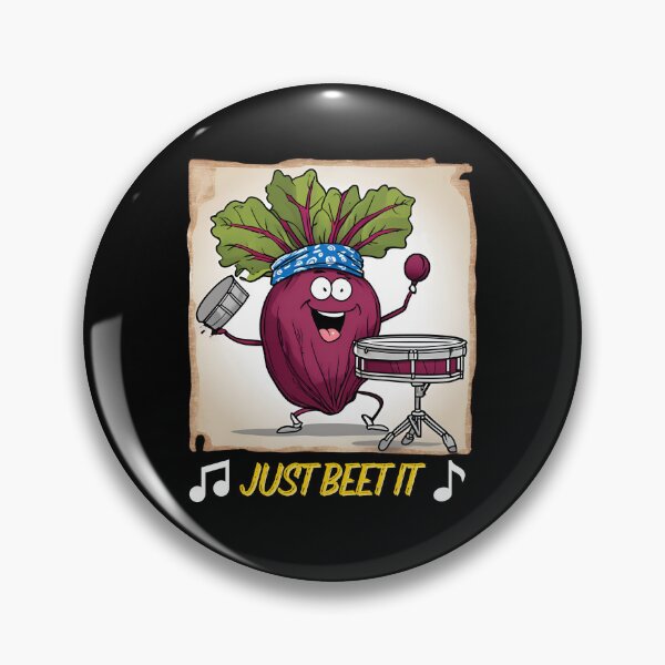 Item preview, Just beet it Drummer Beet Pun designed and sold by sydney-syder.