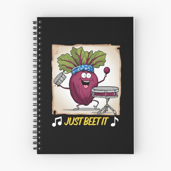 Item preview, Just beet it Drummer Beet Pun designed and sold by sydney-syder.