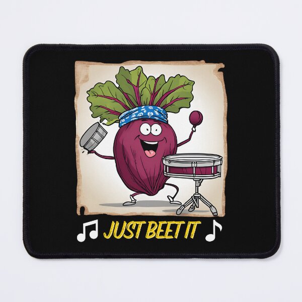 Item preview, Just beet it Drummer Beet Pun designed and sold by sydney-syder.
