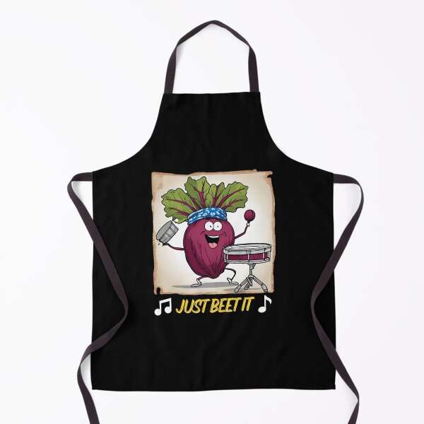 Item preview, Just beet it Drummer Beet Pun designed and sold by sydney-syder.