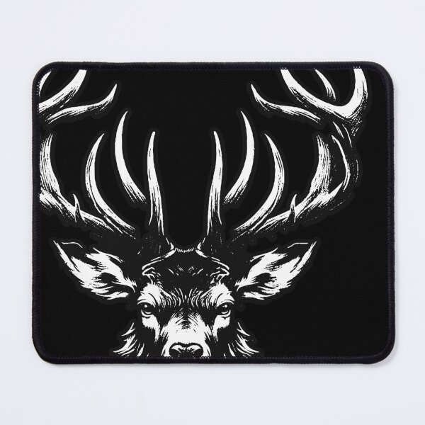 Item preview, Dark Art Deer Stag Beast Big Horn Animal Skull Horror Vintage Tattoo designed and sold by MORSPECTIVE.