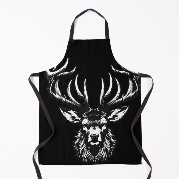 Item preview, Dark Art Deer Stag Beast Big Horn Animal Skull Horror Vintage Tattoo designed and sold by MORSPECTIVE.
