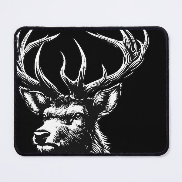 Item preview, Dark Art Deer Stag Beast Big Horn Animal Skull Horror Vintage Tattoo designed and sold by MORSPECTIVE.