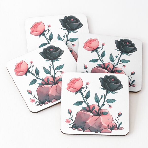 Item preview, Rose Pink Black growing from Pink Rock designed and sold by Nanthanon.