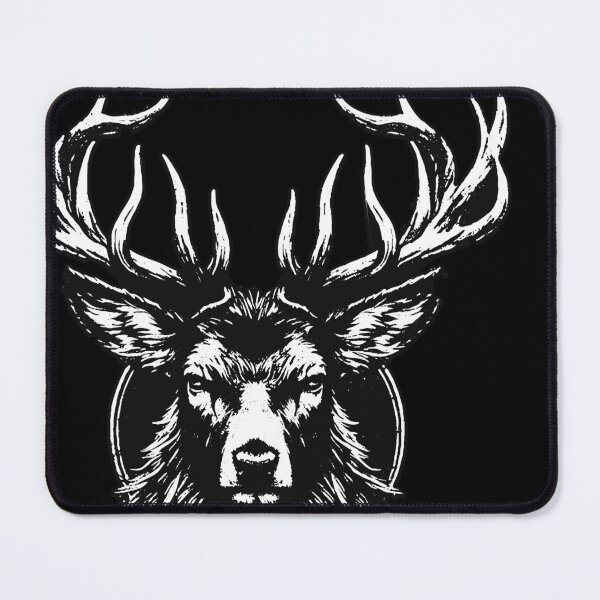Item preview, Dark Art Deer Stag Beast Big Horn Animal Skull Horror Vintage Tattoo designed and sold by MORSPECTIVE.