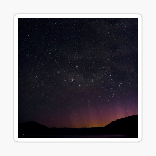 Purple night Sticker