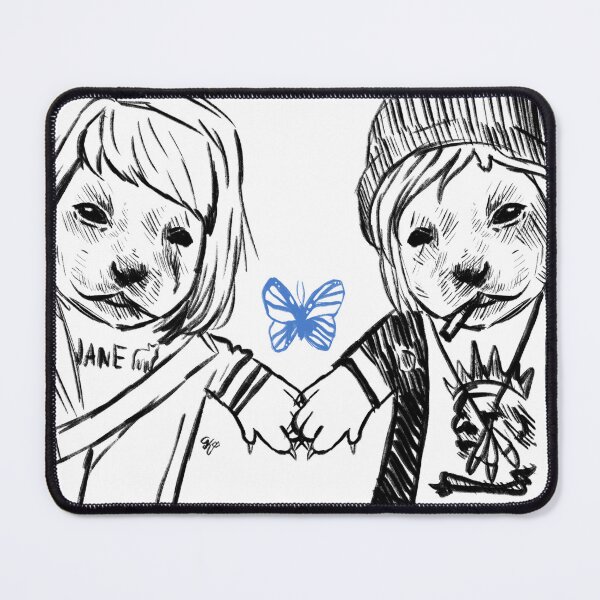 Item preview, pawtners in crime (sketch ver.) designed and sold by sleepytownzzzart!.