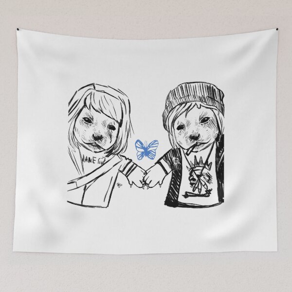 Item preview, pawtners in crime (sketch ver.) designed and sold by sleepytownzzzart!.