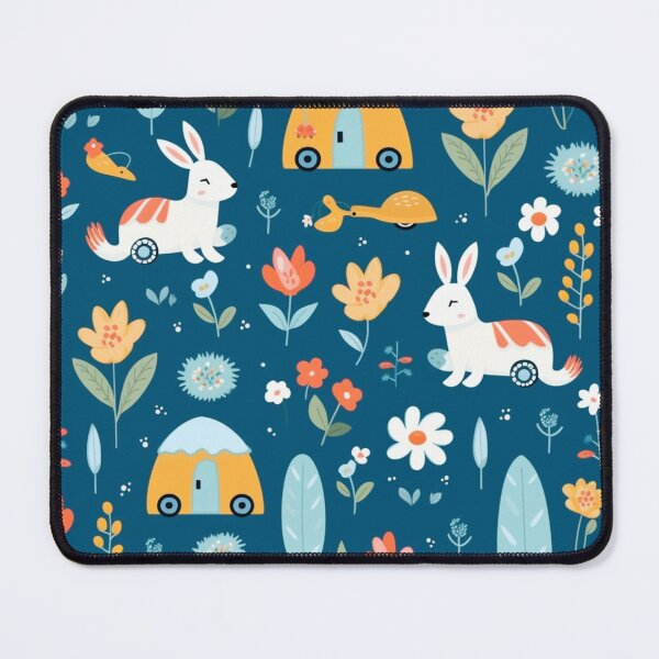 Item preview, vector art in the style of Matisse poster, johanna basford , calming colours designed and sold by Nanthikan.