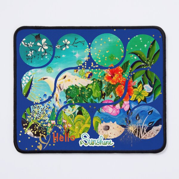 Item preview, Imaginary tropical landscape designed and sold by GabiVitryArt.