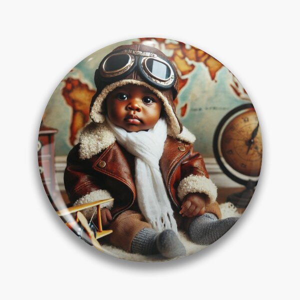 Artikelvorschau, Vintage Aviator Baby entworfen und verkauft von ArtemisDesignAI.