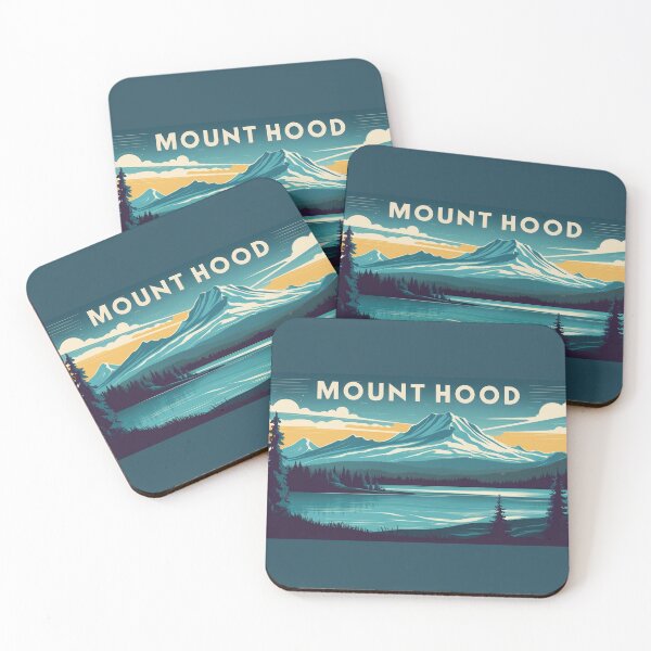 Item preview, Mount Hood Retro Travel Vintage Mount Hood Art  designed and sold by myfavoritesm4.