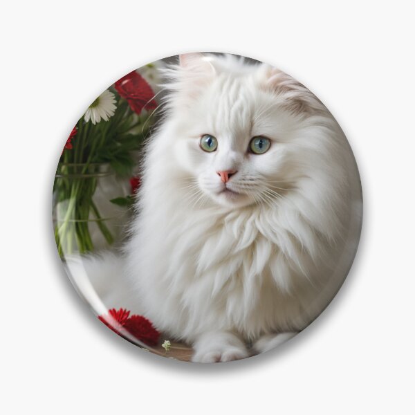 Item preview, Beautiful white angora cat designed and sold by Bellas-Artes-99.