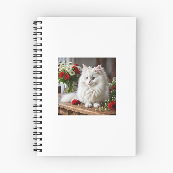 Item preview, Beautiful white angora cat designed and sold by Bellas-Artes-99.