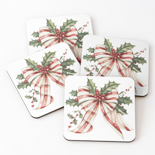 Item preview, Christmas Bow and Holly designed and sold by junkydotcom.