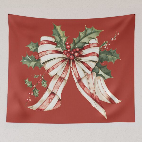 Item preview, Christmas Bow and Holly designed and sold by junkydotcom.