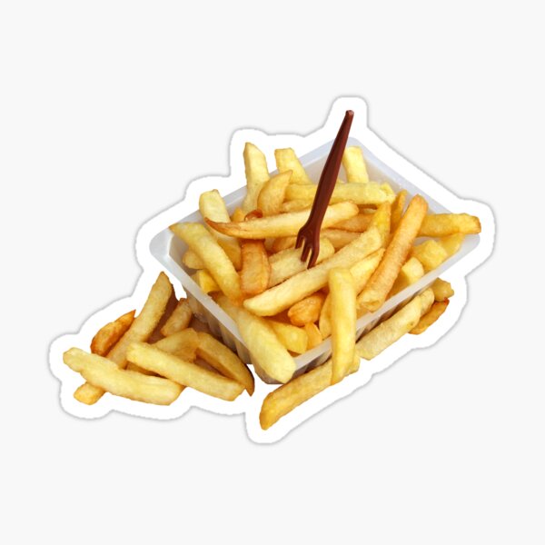 Vista previa del artículo con la obra «Papas fritas / papas fritas», diseñado y vendido por Zimbo-Zimbo.