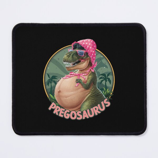 Item preview, Pregnancy Announcement Pregosaurus Rex Funny Mamasaurus designed and sold by GravitiTees.