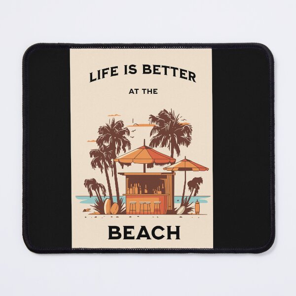 Aperçu de l'œuvre LA VIE EST MEILLEURE À LA PLAGE  créée et vendue par cope64.